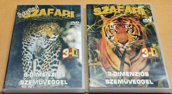 V.I.P. Art Kft. - 2 DVD: Afrikai szafari + Szafari + 2 db 3D szemveg a tokban