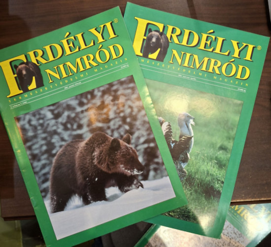 Szeley Szab� L�szl�  (szerk.) - 2 db Erd�lyi Nimr�d - Term�szetv�delmi Magazin - 2003. janu�r-febru�r, (5. �vfolyam 1. sz�m) + 2003. m�rcius-�prilis (5. �vfolyam 2. sz�m)