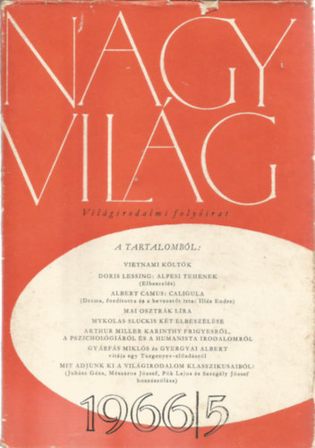Nagyvilág XI. évfolyam 5. szám - 1966. Május