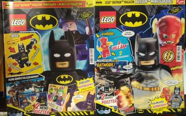 2 db Lego Batman magazin 1., 2. sz�mok - poszterrel