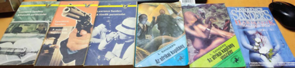 Lawrence Sanders - 6 db Lawrence Sanders: A hatodik parancsolat; A második halálos bűn; A tizedik parancsolat; Az afrikai kapitány; Az afrikai kapitány visszatér; A harmadik halálos bűn