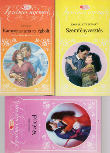 Kasey Adams, Joan Elliott Pickart Marianne Shock - V�r�s R�zsa szerelmes reg�ny  ( 3 db egy�tt ) 1. Szemf�nyveszt�s, 2. Karny�jt�snyira az �golt, 3. Vez�rcsel