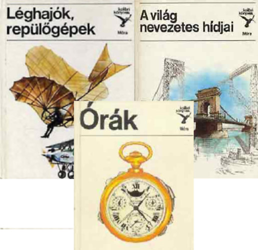 3 db Kolibri knyvek: A vilg nevezetes hdjai, rk, Lghajk, replgpek