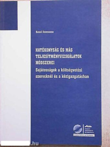 Janza P�ter - Hat�konys�g �s m�s teljes�tm�nyvizsg�latok m�dszerei