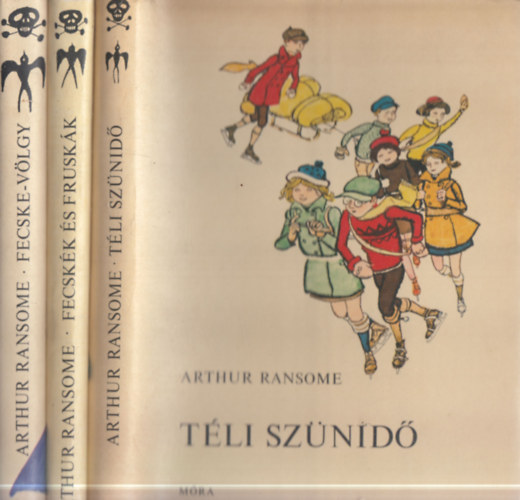 Arthur Ransome - 3 db. ifjúsági regény: Fecske-völgy + Téli szünidő + Fecskék és fruskák