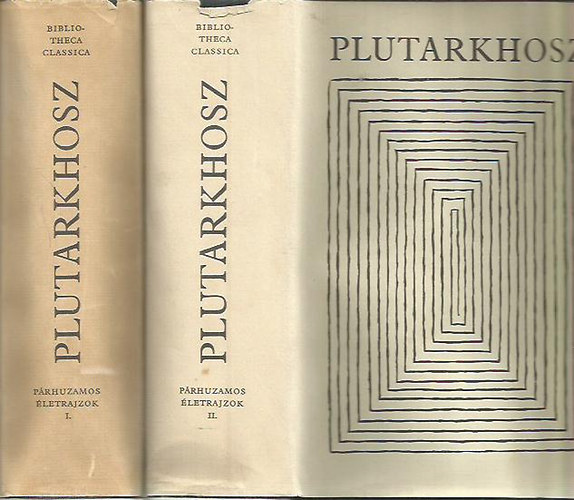 Libri Antikvár Könyv: Párhuzamos életrajzok I-II. (Bibliotheca Classica)  (Plutarkhosz) - 1978, 6900Ft