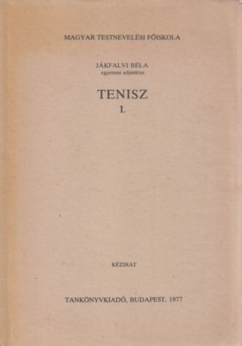 J�kfalvi B�la - Tenisz I.