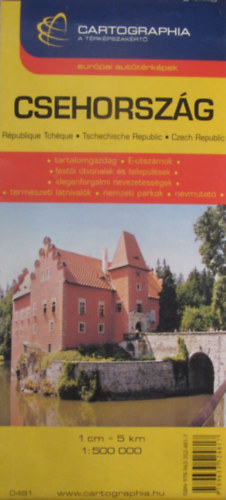 Csehorszg auttrkpe 1:500 000