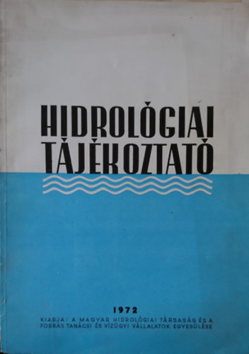 Hidrol�giai T�j�koztat� 1972.