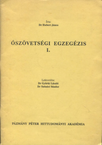 szvetsgi egzegzis I.