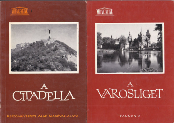 4db Memlkeink - A Citadella + A Pesti Ferences templom + A Magyar Nemzeti Galria palotja + A Vrosliget