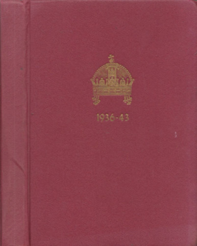 Dr. Barcsay-Amant Zoltn - Nemesi vknyv 1936/43. (nmet-magyar nyelv)