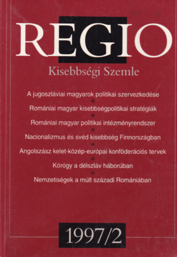 Fejős Zoltán - Regio - Kisebbségi Szemle 1997/2