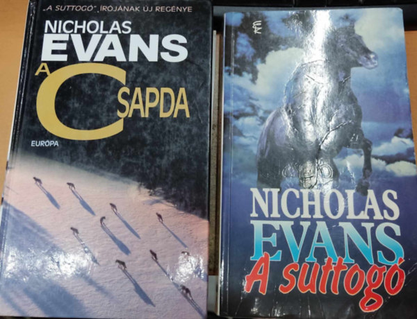 Nicholas Evans - A csapda + A suttogó (2 kötet)