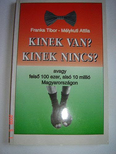 Franka Tibor; Mélykuti Attila - Kinek van?Ki nincs?