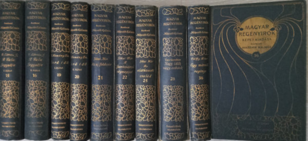 Magyar reg�ny�r�k k�pes kiad�sa 15-16.19-20-21-22-25-28-36