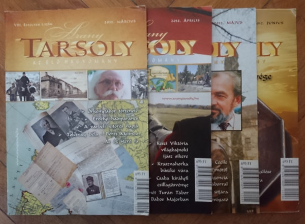 4db Arany Tarsoly szórványszám: VIII. évfolyam 3-6. számok (2012. március- június)
