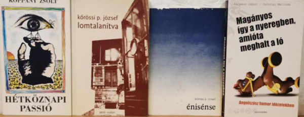 Kőrössi P. József, Koppány Zsolt Salamon Gábor -Zalotay Melinda - Magyar kortárs könyvcsomag