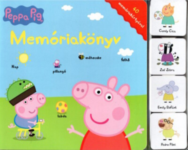 Memriaknyv (Peppa Pig) - 40 memriakrtyval