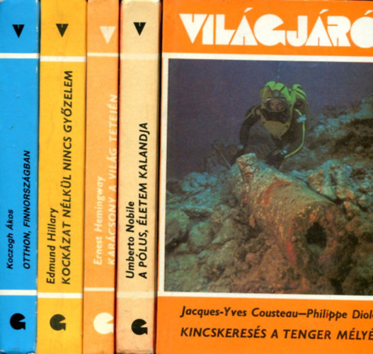 5 db Világjárók kötet