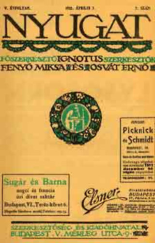 Nyugat 1912 I/B k�tet (7-12. sz�m)