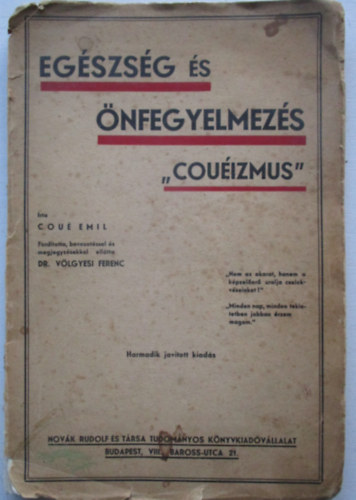 Cou� Emil - Eg�szs�g �s �nfegyelmez�s "Cou�izmus"