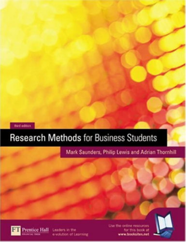 Philip Lewis, Adrian Thornhill Mark Saunders - Research Methods for Business Students