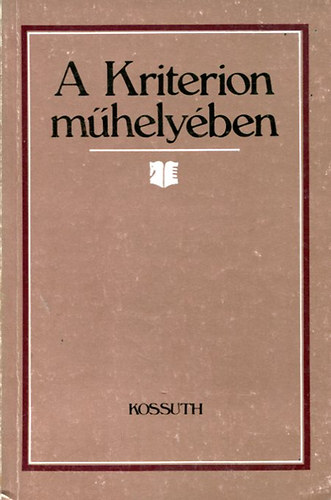 A Kriterion m�hely�ben (Besz�lget�sek Domokos G�z�val...)