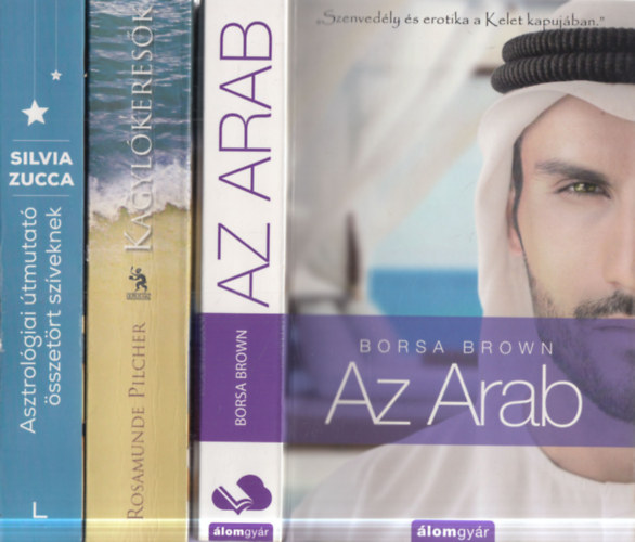 Rosamunde Pilcher, Silvia Zucca Borsa Brown - 3 db romantikus reg�ny: Az Arab + Kagyl�keres�k + Asztrol�giai �tmutat� �sszet�rt sz�veknek