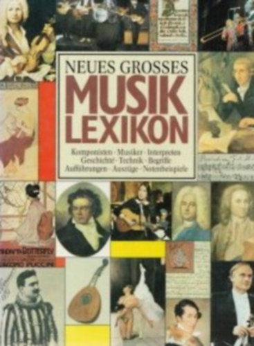 Neues grosses Musiklexikon: Komponisten, Musiker, Interpreten, Geschichte, Technik, Begriffe, Auff�hrungen, Ausz�ge, Notenbeispiele