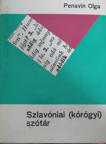 Penavin Olga - Szlav�niai (k�r�gyi) sz�t�r K-P