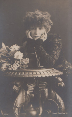 Sarah Bernhardt sz�n�szn� (1844-1923) (k�peslap)
