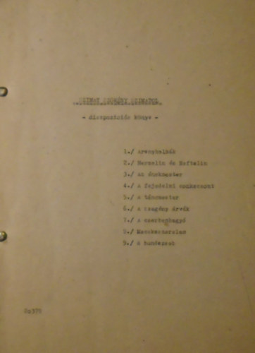 Szimat Szörény szimatol