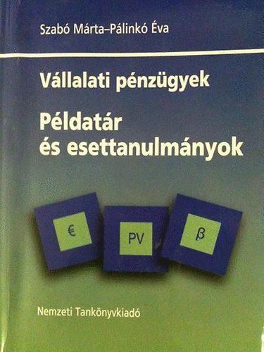 Szab Mrta; Plink va - Vllalati pnzgyek - Pldatr s esettanulmnyok