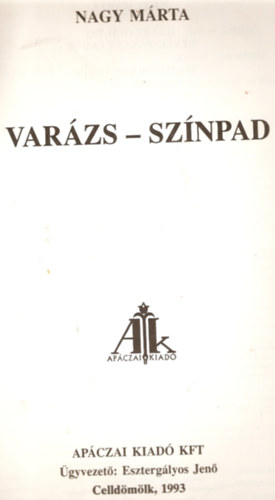 Nagy Mrta - Varzs - sznpad