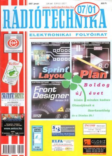 B�kei Ferenc  (F�szerk) - R�di�technika 2007. LVII. �vfolyam (teljes, sz�monk�nt)