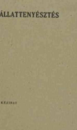 Horváth Sándor - Állattenyésztés