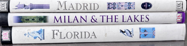 3 db Eyewitness Travel Guide: Madrid, Florida, Milan & the lakes