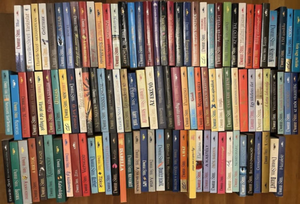Danielle Steel - 110 DB DANIELLE STEEL KÖTET EGYBEN: 1. A BIRTOK 2. A CÁR BALERINÁJA 3. A CSÓK 4. A DÉL AJÁNDÉKA 5. A GYŰRŰ 6. A HÁZ 7. A KASTÉLY 8. A KETTES LAKOSZTÁLY 9. A KLÓN ÉS ÉN 10. A KÖR BEZÁRUL 11. A SORS KEREKE 12. A STÁB 13. A SZELLEM 14