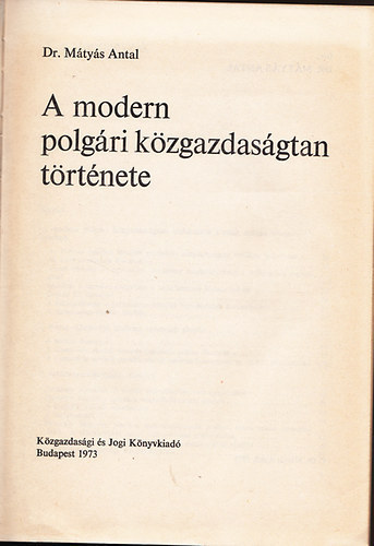 A modern polgri kzgazdasgtan trtnete