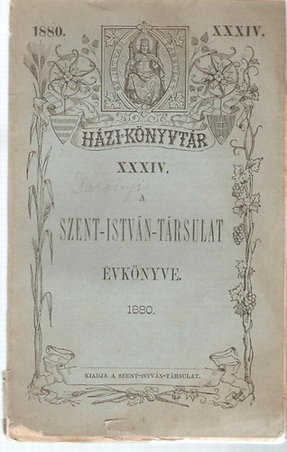 Szent-Istvn-Trsulat vknyve 1880