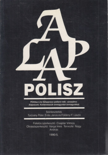 Csaplr Vilmos  (szerk.) - A Lap: Polisz 1990/5.