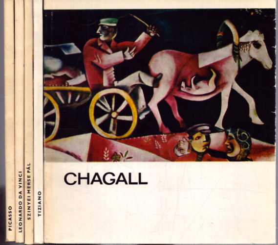 T�bb szerz� - 5 db A M�v�szet Kisk�nyvt�ra sorozatb�l: 6., 26., 35., 47., 100. sz�mok