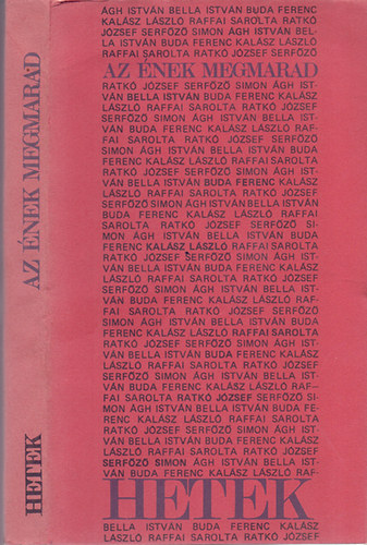 Zimonyi Zolt�n  (szerk.) - Az �nek megmarad - Hetek