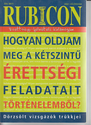 Rcz rpd  (szerk.) - Rubicon 2006/1. Klnszm
