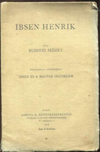 Rubinyi M�zes - Ibsen Henrik
