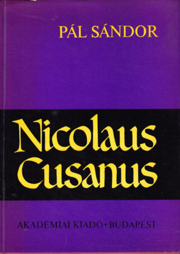 S�ndor P�l - Nicolaus Cusanus