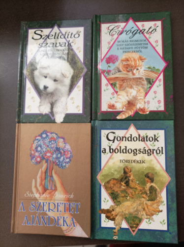 4db id�zetes k�nyv a boldogs�gr�l: