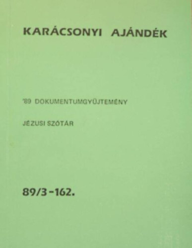 Bulnyi Tams - Karcsonyi ajndk 1989/3.