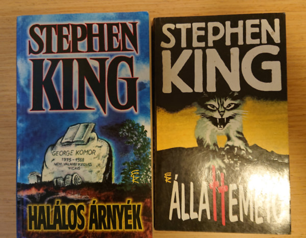 Stephen King - 2 dbb Stephen KIng knyv: llatemet+Hallos rnyk